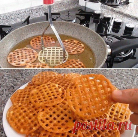 С толкушкой в руках: секреты вафельного хруста!