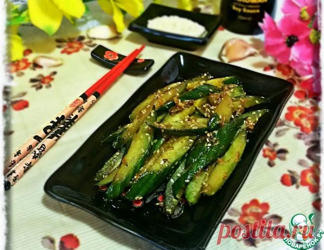 Жареные огурцы в соусе – кулинарный рецепт