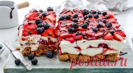 Торт с маскарпоне и клубникой 

ИНГРЕДИЕНТЫ: 

300 г крупной клубники 
Показать полностью…