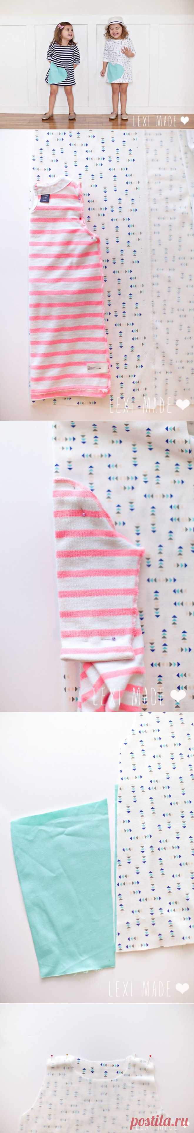 Детские платья без выкройки (Diy) / Простые выкройки / Своими руками - выкройки, переделка одежды, декор интерьера своими руками - от ВТОРАЯ УЛИЦА