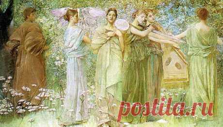 Dewing, Thomas Wilmer (American, 1851-1938) 1. Американские художники. Описание картины, скачать репродукцию.