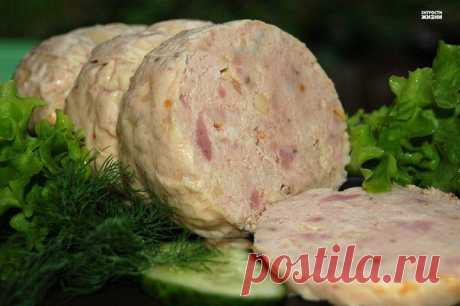 Домашняя куриная колбаса