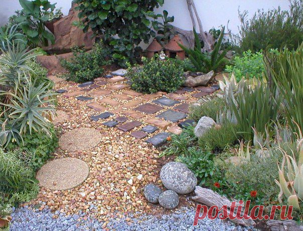 Идеи применения гальки и гравия. | ШПИЛЬКИ
