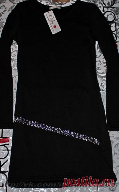 В НАЛИЧИИ! Платье теплое с начесом осень-зима рр М 500руб