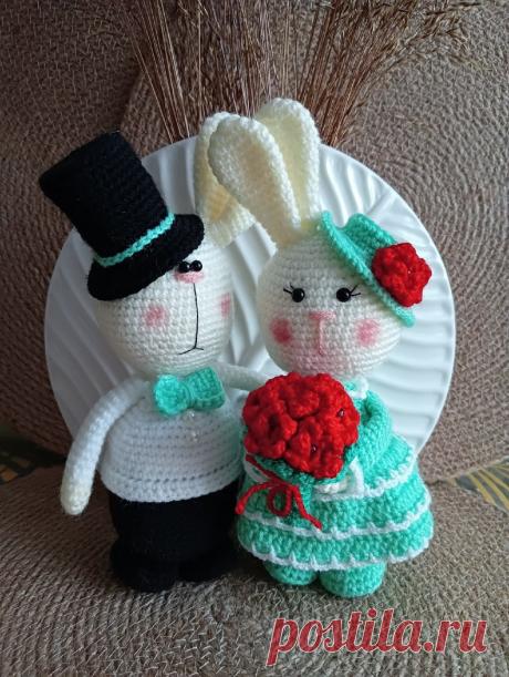 СХЕМА вязания заек Леди и Джентльмена крючком #схемыамигуруми #амигуруми #вязаныеигрушки #вязаныйзаяц #заяцкрючком #amigurumi #amigurumipattern #amigurumitoy #amigurumibunny #crochetbunny #crochetpattern