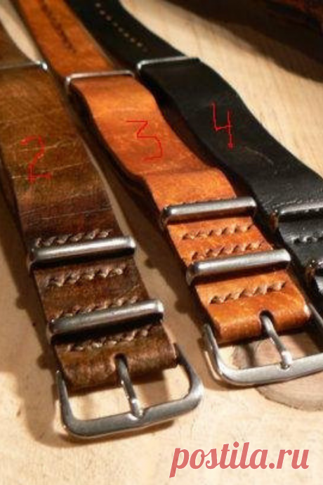 High Quality 18mm 20mm 22mm ZULU Leather Strap Watch band Crazy Horse Genuine Leather Watchband With Different Colors Horween Women Nato Men