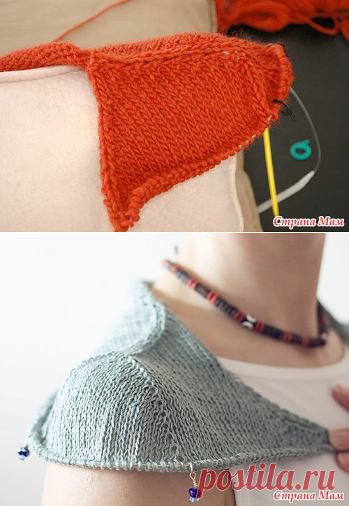 Имитация вшивного рукава (метод Contiguous Set-In Sleeves) - Вязание - Страна Мам