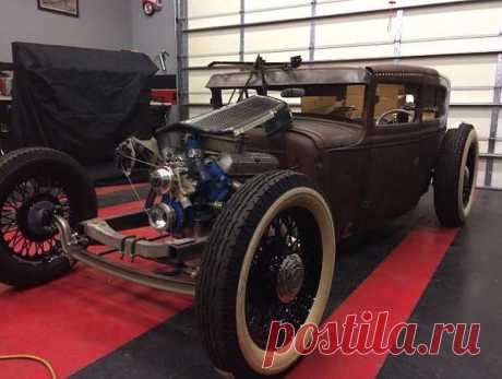 1930 MODEL A sedan project rat rod hot rod - $12800