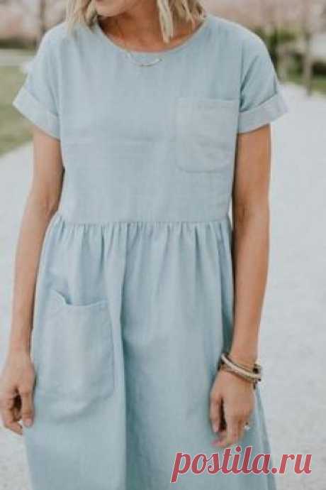 light denim pocket dress coming soon | ROOLEE