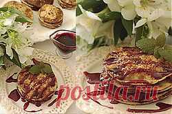 Блинное пирожное "Черный лес" - кулинарный рецепт.