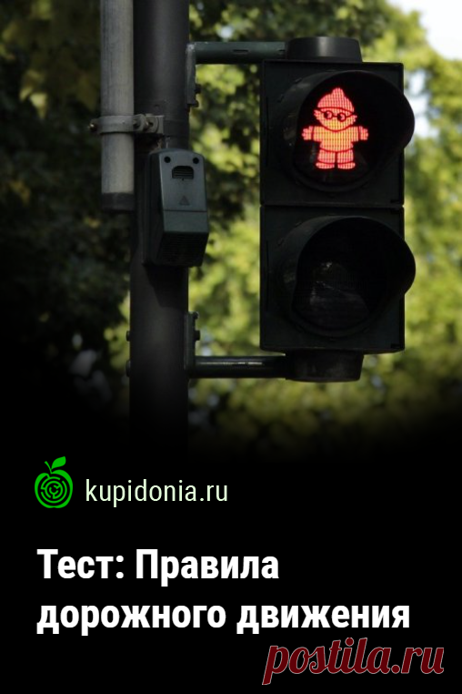 Тест: Правила дорожного движения. Тест по ОБЖ о правилах дорожного движения. Школьная программа.
