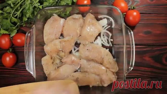 Самый простой и вкусный рецепт из куриного филе в духовке