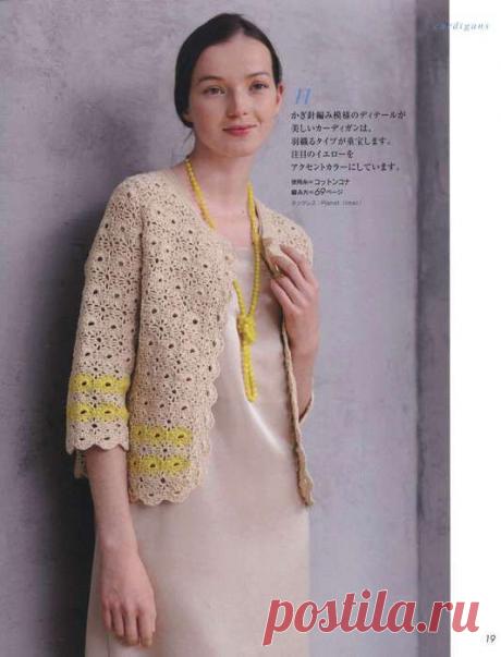 ЛЕТНИЙ ЖАКЕТ С ЦВЕТОЧНЫМ УЗОРОМ.