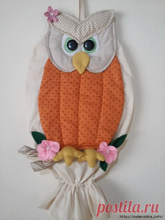 Пакетница "Сова". Мастер класс
