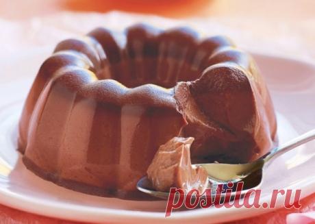 Оригинальное шоколадное желе