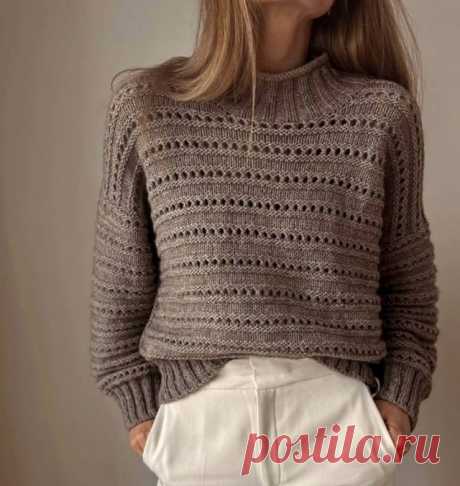 Стильный свитер с японским плечом. Sweater No. 27 от My Favourite Things
