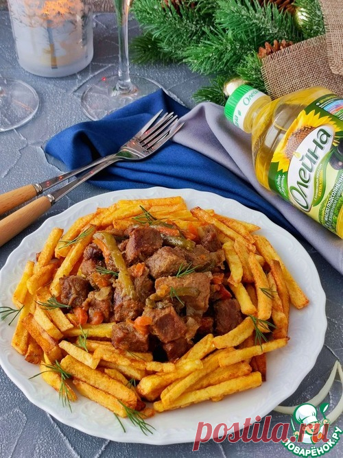 Говядина тушеная, кисло-сладкая – кулинарный рецепт