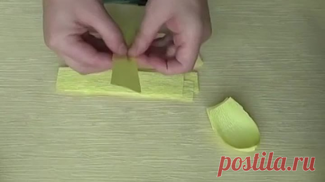 Тюльпаны из креповой бумаги