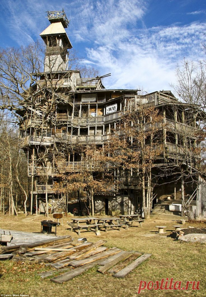 Stunning photos show TEN-STORY tree house that makes Swiss Family Robinson looks…