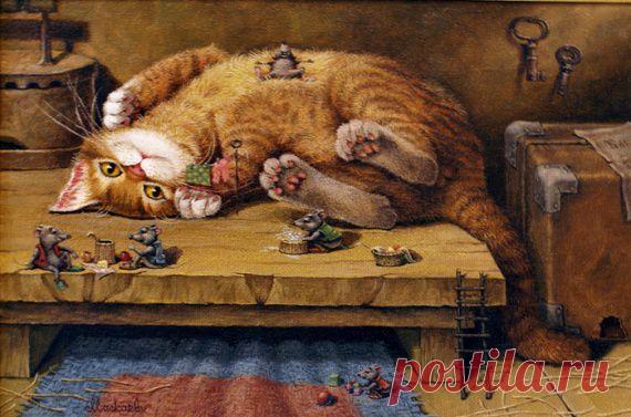 Сказка от художника Александра Маскаева / Картинки для декупажа / PassionForum - мастер-классы по рукоделию