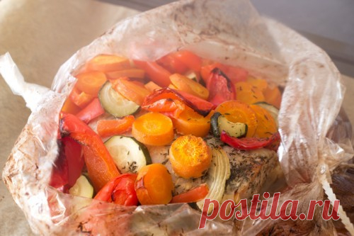 Свинина в рукаве: самые вкусные рецепты / Простые рецепты