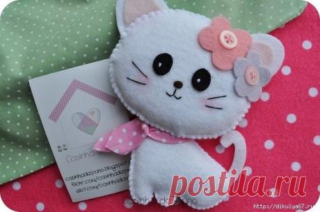 Котики из фетра. Выкройки (Шьем игрушки) | Журнал Вдохновение Рукодельницы