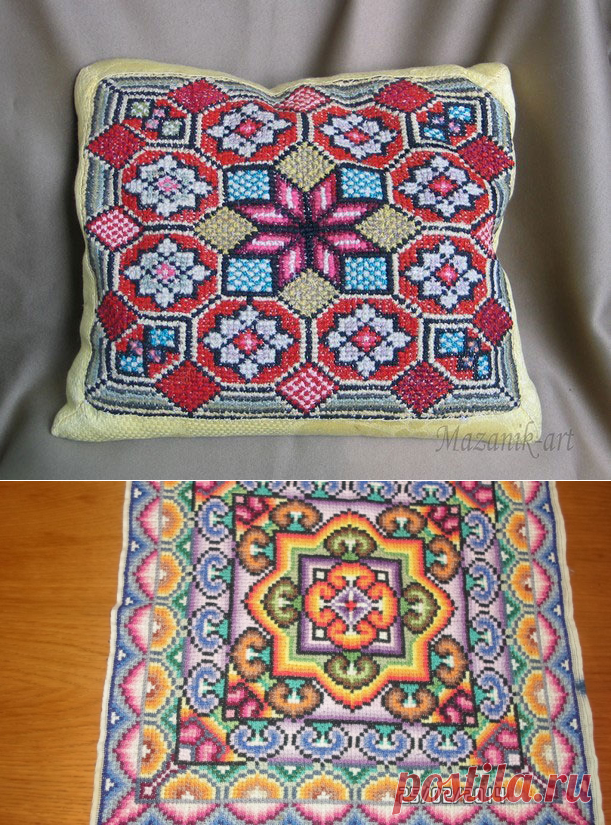 Вышивка болгарский крест схемы