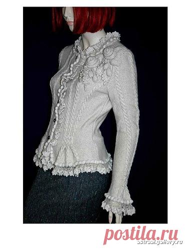 ПРЕЛЕСТНАЯ КОФТОЧКА С ОПИСАНИЕМ...