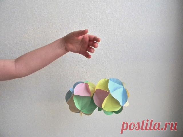 Делаем Шар из бумаги - Поделки с детьми | Деткиподелки