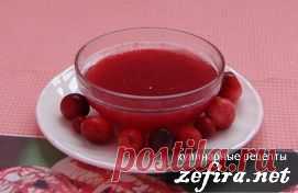 Рецепт клюквенного соуса к мясу - домашние рецепты с фото