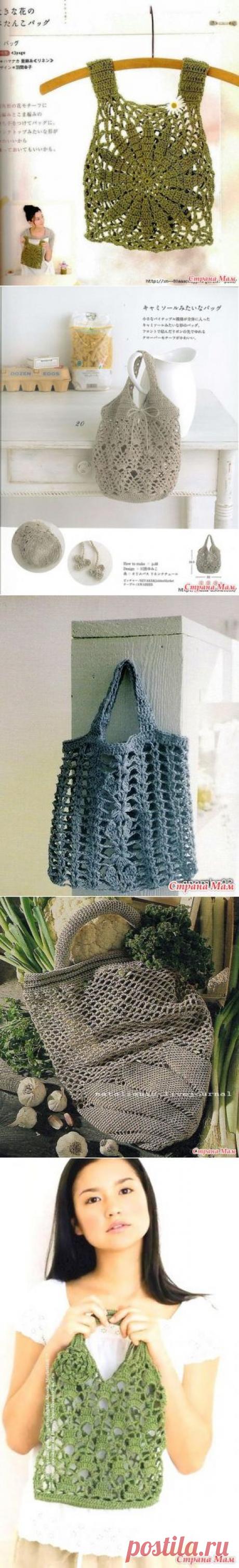Авоськи. Подборка. Часть 1. - Все в ажуре... (вязание крючком) - Страна Мам