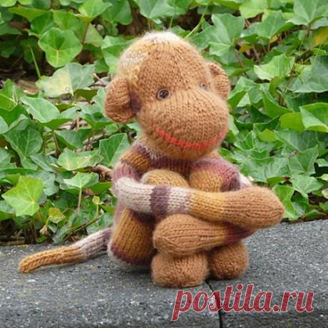 Обезьянка Якоб
Все описания: #игрушкиспицами_в_РукодельнойБеседке