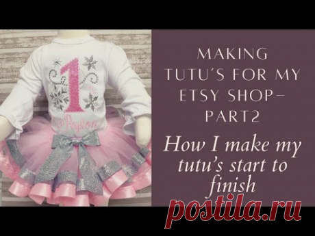 How to Make a Ribbon Trimmed Tutu Start to Finish | How to Make a Double Layer Ribbon Trimmed Tutu