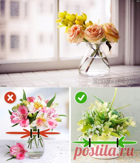 10 способов сохранить цветы в вазе свежими надолго