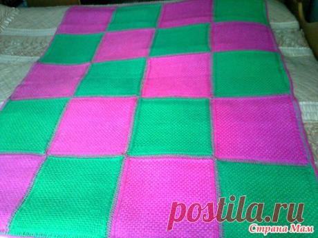 Плед на рамке. - Поделки - Страна Мам