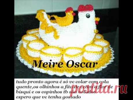 Passa a passo da galinha porta ovos com Meire Oscar
