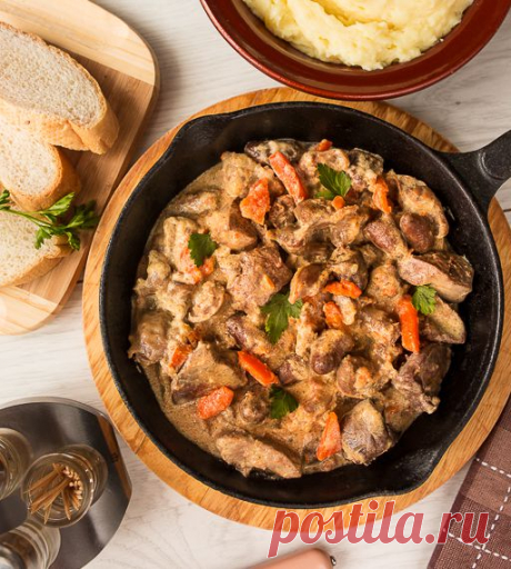 Рагу из ассорти куриных потрошков | Вкусный блог - рецепты под настроение