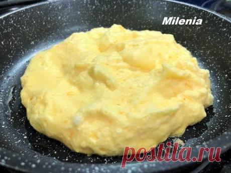 Пышный ОМЛЕТ из 2х яиц. ГЕНИАЛЬНЫЙ ЗАВТРАК.