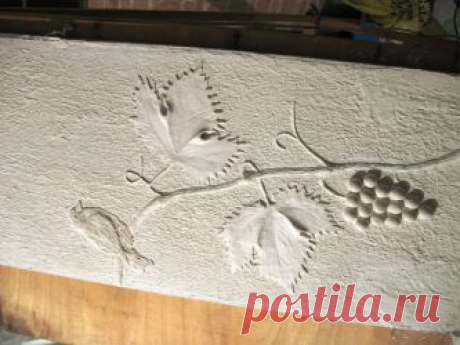 Барельеф на стене своими руками