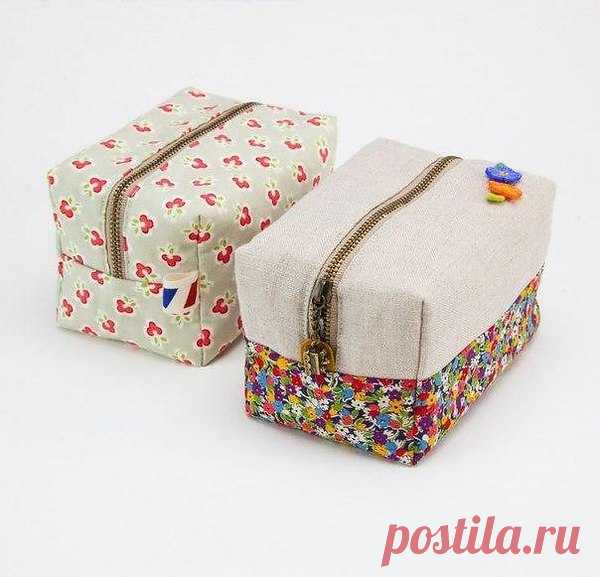 Текстильная коробочка своими руками