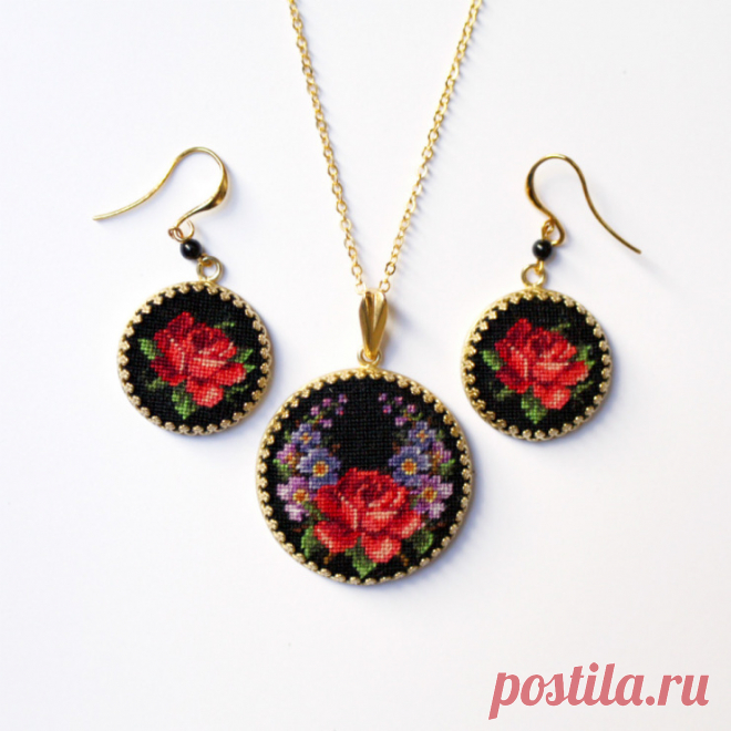 (13) Gallery.ru / Foto #52 - Mis joyas con microbordado Petit Point - pinchuk-art
