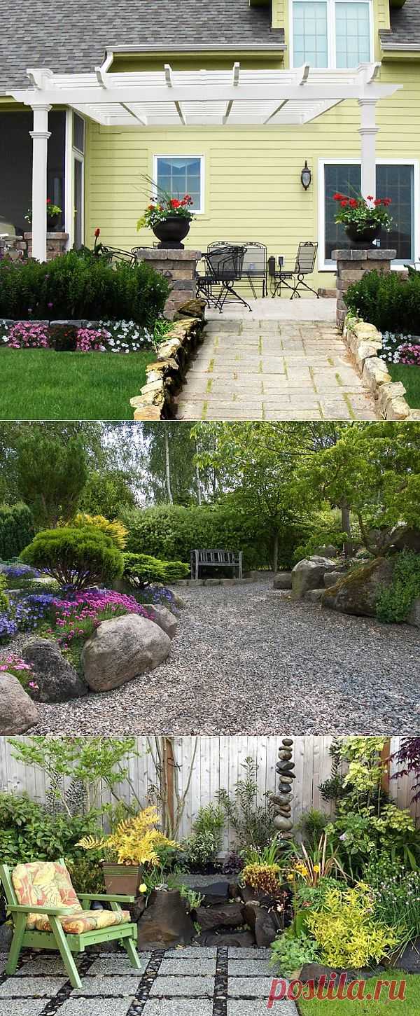 Каменистые сады. Ландшафтный дизайн.