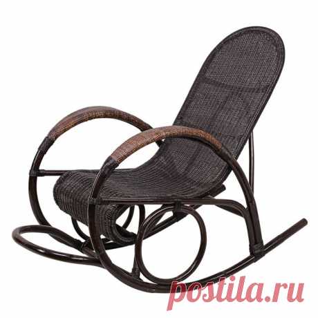 Кресло-качалка ротанг 73х122х103см I00030002