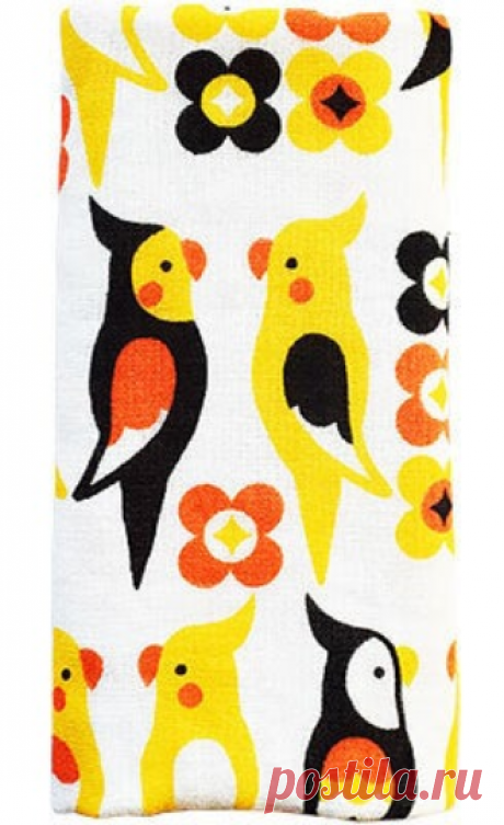 Cockatiel Towel 34x90cm - Sweet Birdie Boutique, Gift Shop for Bird Lovers – Sweet Birdie Boutique (International)