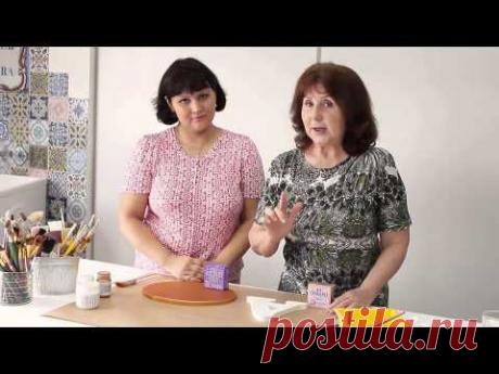 Iára ensina Craquelê para aluna russa / Класс Kit Craquelê с российским студентом