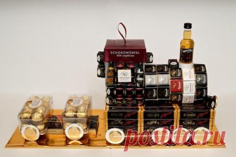 Паровоз из шоколада