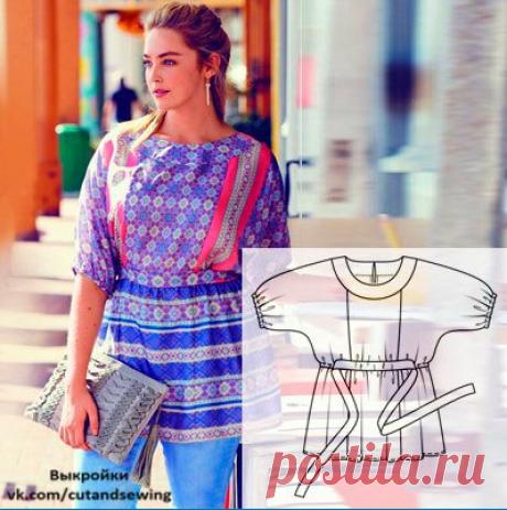 Выкройка туники