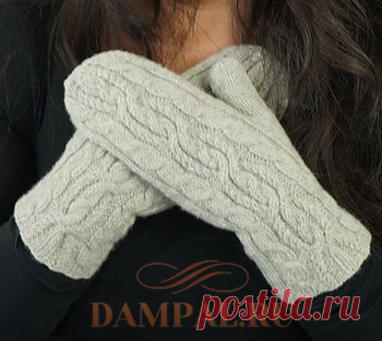 Вязаные варежки «Durham» | DAMские PALьчики. ru