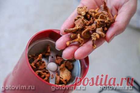 Грибной порошок из сушеных грибов с солью. Рецепт с фото