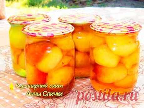 Персики в сиропе - Кулинарный сайт Анны Спички